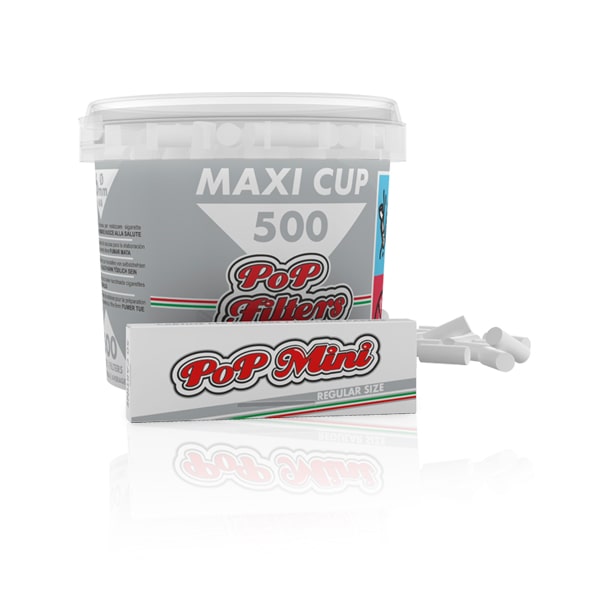 Filtri acetato 6mm in Maxi Cup
